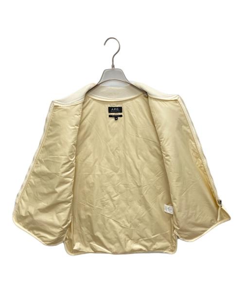 A.P.C.（アーペーセー）A.P.C. (アーペーセー) Eleaキルティングベスト アイボリー サイズ:SIZE 36の古着・服飾アイテム