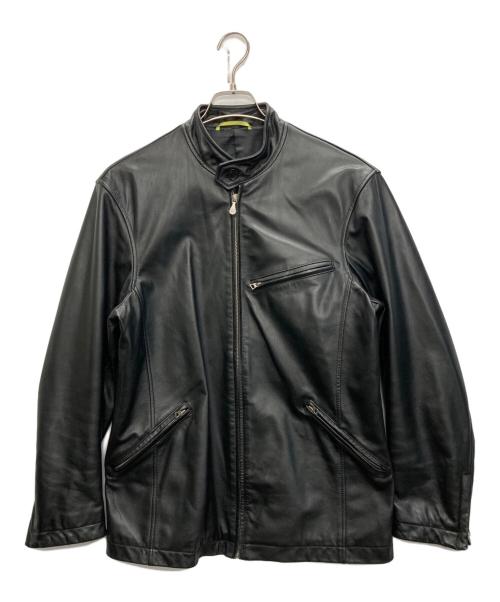 PAUL SMITH（ポールスミス）PAUL SMITH (ポールスミス) シングルライダースジャケット ブラック サイズ:SIZE Mの古着・服飾アイテム
