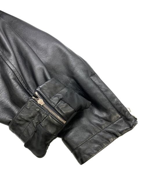 PAUL SMITH（ポールスミス）PAUL SMITH (ポールスミス) シングルライダースジャケット ブラック サイズ:SIZE Mの古着・服飾アイテム