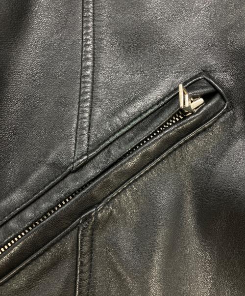 PAUL SMITH（ポールスミス）PAUL SMITH (ポールスミス) シングルライダースジャケット ブラック サイズ:SIZE Mの古着・服飾アイテム