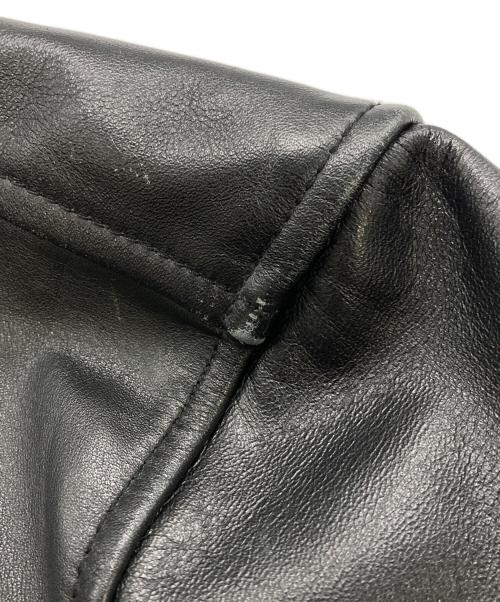 PAUL SMITH（ポールスミス）PAUL SMITH (ポールスミス) シングルライダースジャケット ブラック サイズ:SIZE Mの古着・服飾アイテム