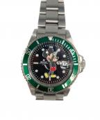 BEAMS×DISNEY×OVER THE STRIPESビームス×ディズニー×オーバーザストライプス）の古着「コラボダイバーズウォッチ」