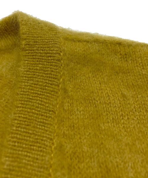 6(ROKU) BEAUTY&YOUTH（ロク ビューティーアンドユース）6(ROKU) BEAUTY&YOUTH (ロク ビューティーアンドユース) CASHMERE KNIT CARDIGAN イエロー サイズ:不明の古着・服飾アイテム