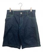 BOTTEGA VENETAボッテガベネタ）の古着「BLUE DENIM BERMUDA SHORTS」｜インディゴ