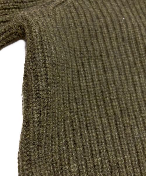 ARKET（アーケット）ARKET (アーケット) ハーフジップニット カーキ サイズ:SIZE Mの古着・服飾アイテム