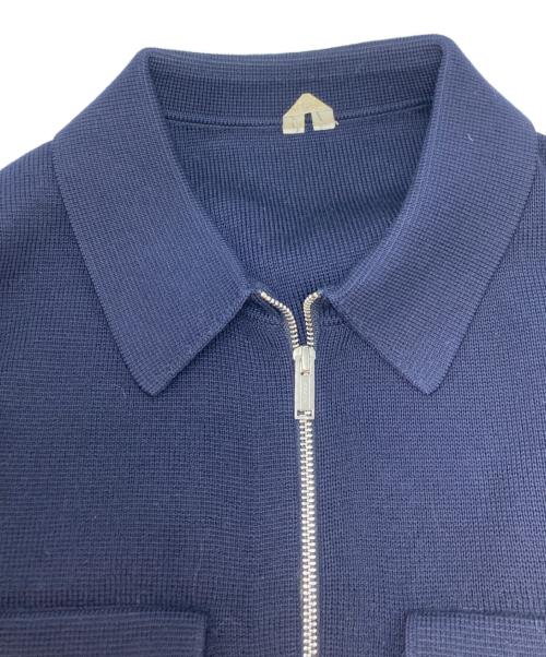 ARKET（アーケット）ARKET (アーケット) ジップアップニットジャケット ネイビー サイズ:SIZE Lの古着・服飾アイテム