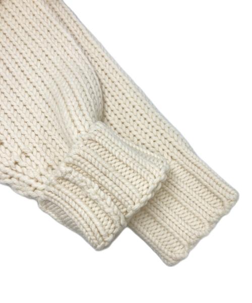 AURALEE（オーラリー）AURALEE (オーラリー) SUPER FINE WOOL AIRY KNIT V-NECK P/O アイボリー サイズ:SIZE 1の古着・服飾アイテム