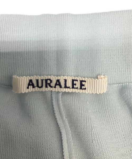 AURALEE（オーラリー）AURALEE (オーラリー) WOOL POLYESTER RIB KNIT PANTS ブルー サイズ:SIZE 1の古着・服飾アイテム