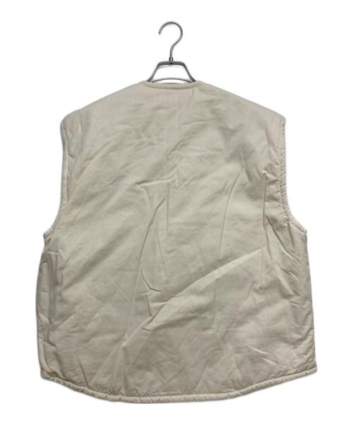 Sea Room lynn（シールームリン）Sea Room lynn (シールームリン) Doubleキルティングベスト ホワイト サイズ:SIZE Freeの古着・服飾アイテム