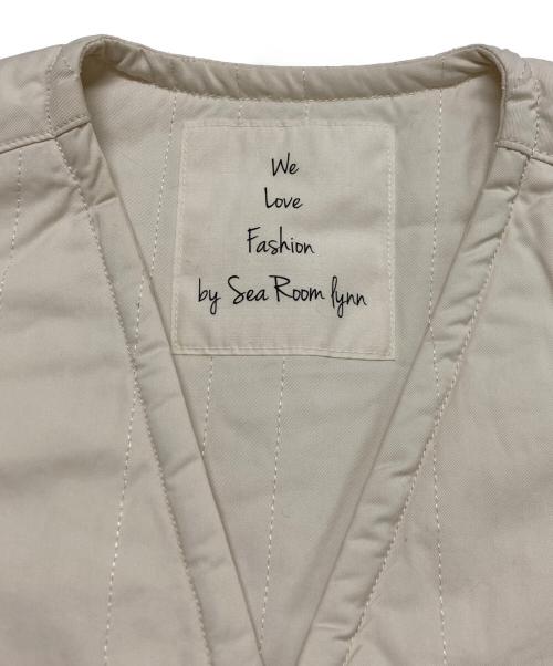 Sea Room lynn（シールームリン）Sea Room lynn (シールームリン) Doubleキルティングベスト ホワイト サイズ:SIZE Freeの古着・服飾アイテム