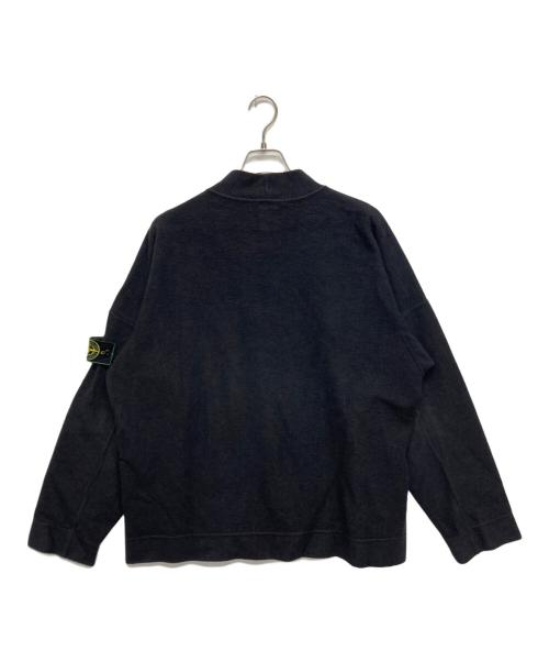 STONE ISLAND（ストーンアイランド）STONE ISLAND (ストーンアイランド) 90’sモックネックスウェット ブラック サイズ:SIZE Lの古着・服飾アイテム