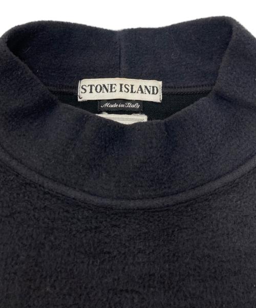 STONE ISLAND（ストーンアイランド）STONE ISLAND (ストーンアイランド) 90’sモックネックスウェット ブラック サイズ:SIZE Lの古着・服飾アイテム