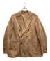 AURALEE（オーラリー）の古着「FINX LINEN OX DOUBLE-BREASTED JACKET」｜ベージュ