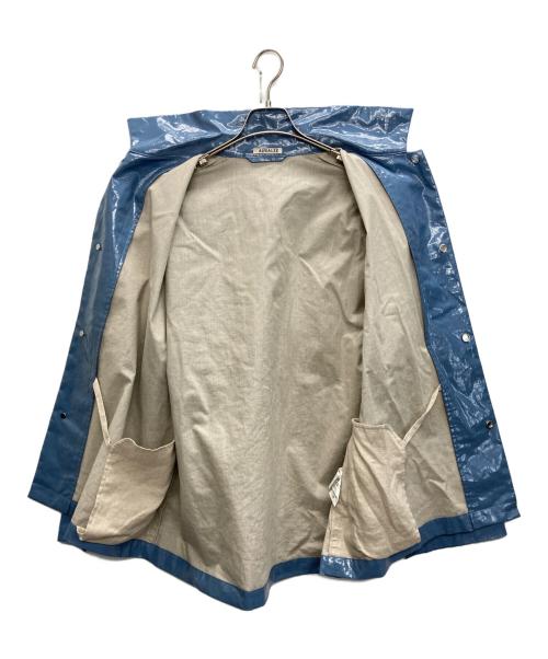 AURALEE（オーラリー）AURALEE (オーラリー) LINEN ENAMEL LAMINATE BLOUSON ブルー サイズ:SIZE 4の古着・服飾アイテム
