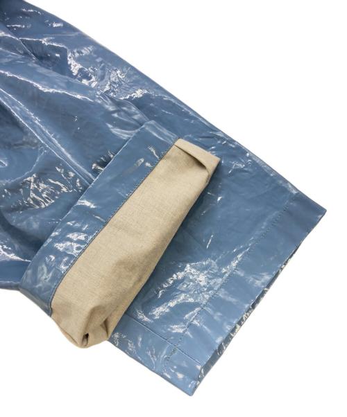 AURALEE（オーラリー）AURALEE (オーラリー) LINEN ENAMEL LAMINATE BLOUSON ブルー サイズ:SIZE 4の古着・服飾アイテム