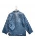 AURALEE (オーラリー) LINEN ENAMEL LAMINATE BLOUSON ブルー サイズ:SIZE 4：11000円