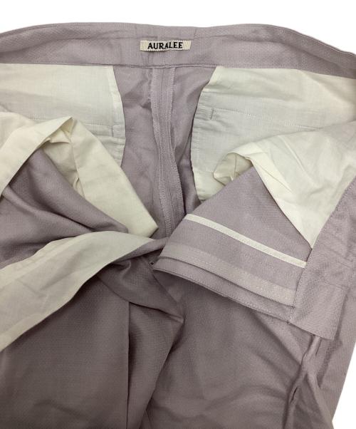 AURALEE（オーラリー）AURALEE (オーラリー) SILK LINEN DOBBY SLACKS ピンク サイズ:4の古着・服飾アイテム