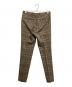 AURALEE (オーラリー) WOOL SERGE CHECK NARROW SLACKS. ブラウン サイズ:4：6000円