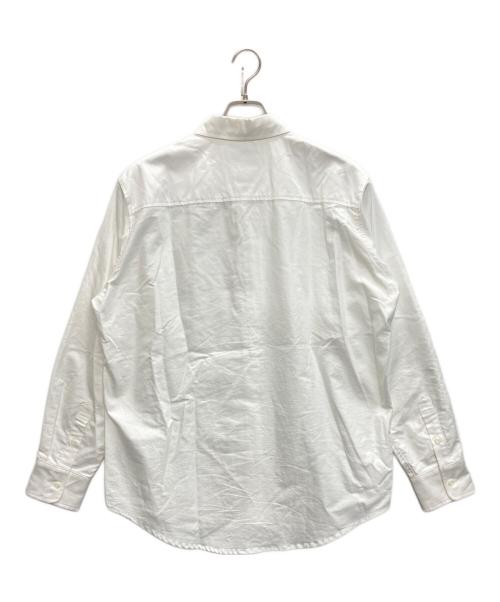 BlackEyePatch（ブラックアイパッチ）BlackEyePatch (ブラックアイパッチ) B Emblem Oxford Shirt ホワイト サイズ:SIZE Lの古着・服飾アイテム