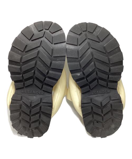 JIL SANDER（ジルサンダー）JIL SANDER (ジルサンダー) プラットフォームサンダル ベージュ サイズ:SIZE　38の古着・服飾アイテム