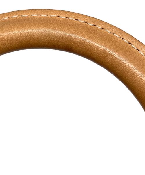 building block（ビルディングブロック）Building Block (ビルディングブロック) レザーハンドバッグ ブラウンの古着・服飾アイテム