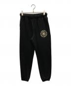 Mardi Mercrediマルディメクルディ）の古着「SWEAT PANTS MARCHE EMBLEM」｜ブラック