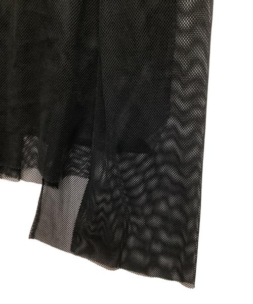 UN3D.（アンスリード）UN3D. (アンスリード) MESH ASYMME CAMI OP ブラック サイズ:SIZE 36の古着・服飾アイテム