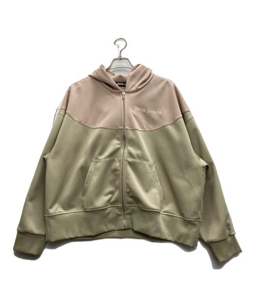 Palm Angels（パーム エンジェルス）Palm Angels (パーム エンジェルス) Zip Up Hoodie ライトピンク サイズ:SIZE Mの古着・服飾アイテム
