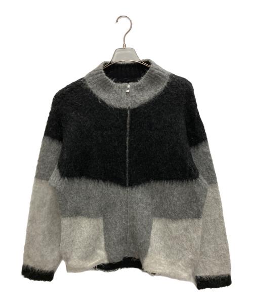 son of the cheese（サノバチーズ）son of the cheese (（サノバチーズ）) MOHAIR TRACK JACKET グレー サイズ:SIZE　Mの古着・服飾アイテム