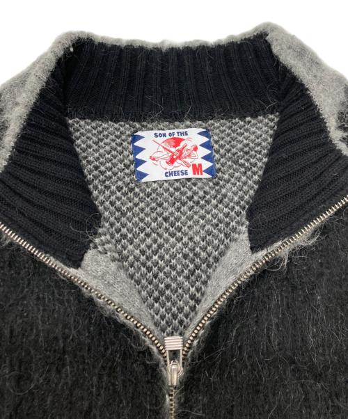 son of the cheese（サノバチーズ）son of the cheese (（サノバチーズ）) MOHAIR TRACK JACKET グレー サイズ:SIZE　Mの古着・服飾アイテム