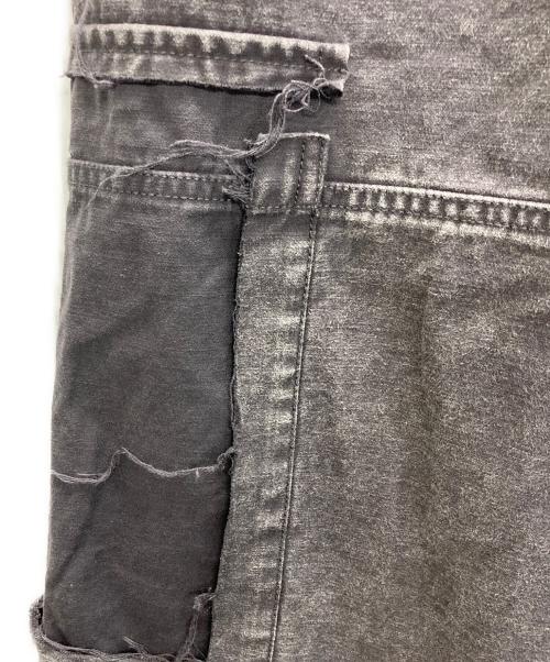 Maison MIHARA YASUHIRO（メゾン ミハラ ヤスヒロ）Maison MIHARA YASUHIRO (メゾン ミハラ ヤスヒロ) Cotton Satin Cargo Pants グレー サイズ:SIZE 44の古着・服飾アイテム