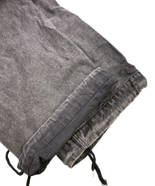 Maison MIHARA YASUHIRO（メゾン ミハラ ヤスヒロ）Maison MIHARA YASUHIRO (メゾン ミハラ ヤスヒロ) Cotton Satin Cargo Pants グレー サイズ:SIZE 44の古着・服飾アイテム