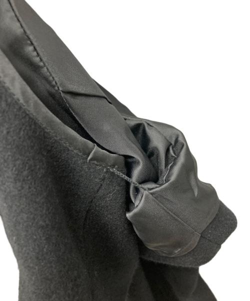 UN3D.（アンスリード）UN3D. (アンスリード) レイヤードウールショートジャケット ブラック サイズ:SIZE 36の古着・服飾アイテム