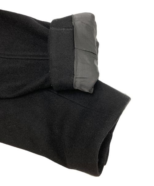 UN3D.（アンスリード）UN3D. (アンスリード) レイヤードウールショートジャケット ブラック サイズ:SIZE 36の古着・服飾アイテム