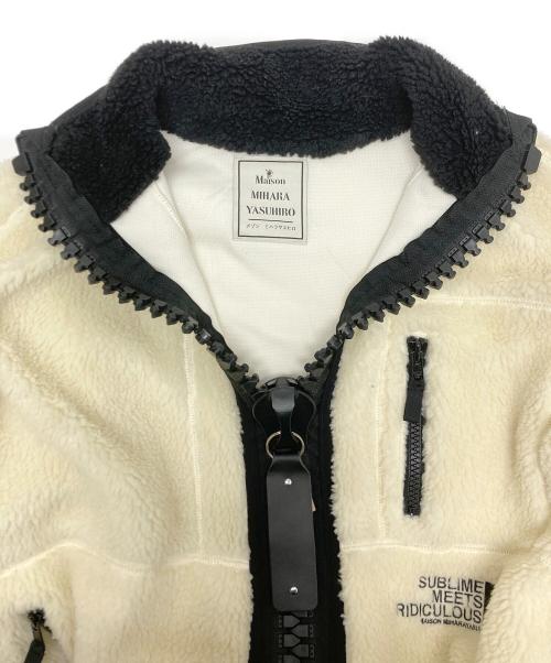 Maison MIHARA YASUHIRO（メゾン ミハラ ヤスヒロ）Maison MIHARA YASUHIRO (メゾン ミハラ ヤスヒロ) wide back boa blouson アイボリー サイズ:SIZE 48の古着・服飾アイテム