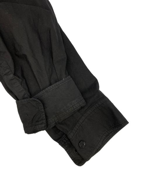 DRIES VAN NOTEN（ドリスヴァンノッテン）DRIES VAN NOTEN (ドリスヴァンノッテン) 比翼シャツワンピース ブラック サイズ:SIZE 34の古着・服飾アイテム
