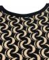 中古・古着 DRIES VAN NOTEN (ドリスヴァンノッテン) ジャガードニットベスト ベージュ×ブラック サイズ:SIZE S：27000円