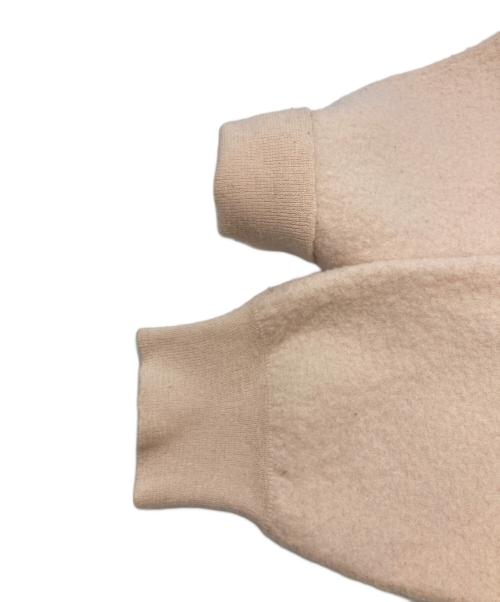 DRIES VAN NOTEN（ドリスヴァンノッテン）DRIES VAN NOTEN (ドリスヴァンノッテン) ウールフェルトクロップニット ピンク サイズ:SIZE Sの古着・服飾アイテム