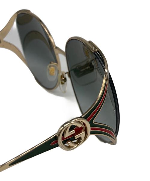 GUCCI（グッチ）GUCCI (グッチ) シェリーラインサングラス サイズ:63□17の古着・服飾アイテム