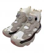 REEBOKリーボック）の古着「InstaPump Fury Ultraknit」｜ベージュ×ホワイト