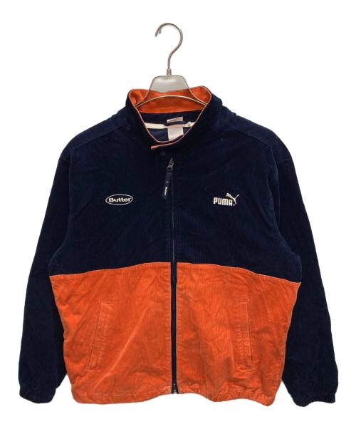 PUMA（プーマ）PUMA (プーマ) BUTTER GOODS (バターグッズ) TRACK TOP ネイビー サイズ:SIZE　Mの古着・服飾アイテム