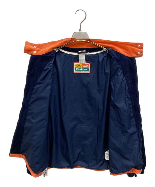 PUMA（プーマ）PUMA (プーマ) BUTTER GOODS (バターグッズ) TRACK TOP ネイビー サイズ:SIZE　Mの古着・服飾アイテム