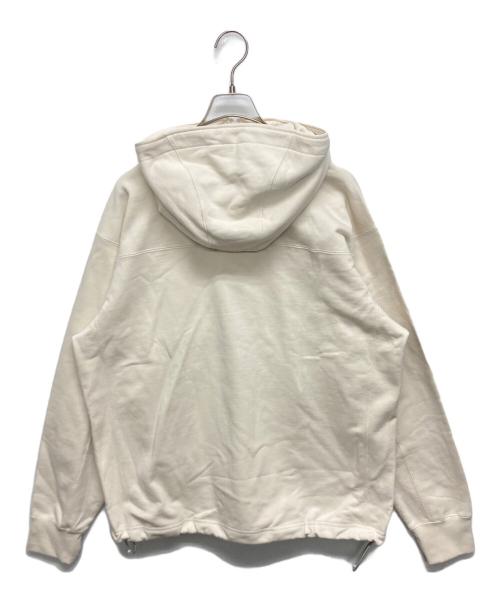 BEAMS（ビームス）BEAMS (ビームス) スウェット ジップアップ フーディ アイボリー サイズ:SIZE XLの古着・服飾アイテム