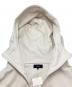 中古・古着 BEAMS (ビームス) スウェット ジップアップ フーディ アイボリー サイズ:SIZE XL：5000円