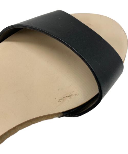 CHANEL（シャネル）CHANEL (シャネル) クレープウェッジソールサンダル ブラック サイズ:SIZE 37 1/2の古着・服飾アイテム