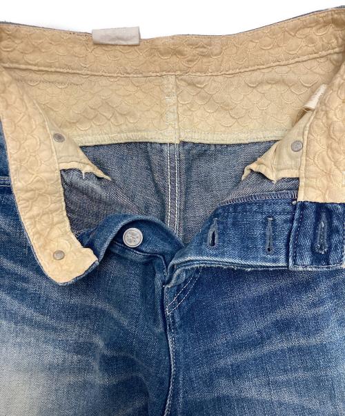 mina perhonen（ミナ ペルホネン）mina perhonen (ミナ ペルホネン) alwaysロールアップデニムパンツ インディゴ サイズ:38の古着・服飾アイテム