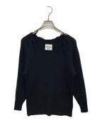 gabriela coll garmentsガブリエラコールガーメンツ）の古着「HAND KNITTED NOMADIC WOOL JUMPER」｜ブラック