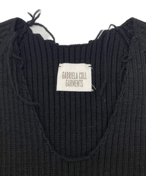 gabriela coll garments（ガブリエラコールガーメンツ）GABRIELA COLL GARMENTS (ガブリエラコールガーメンツ) HAND KNITTED NOMADIC WOOL JUMPER ブラック サイズ:SIZE　1の古着・服飾アイテム