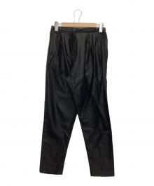 DRIES VAN NOTEN（ドリスヴァンノッテン）の古着「4タックテーパードパンツ」｜ブラック