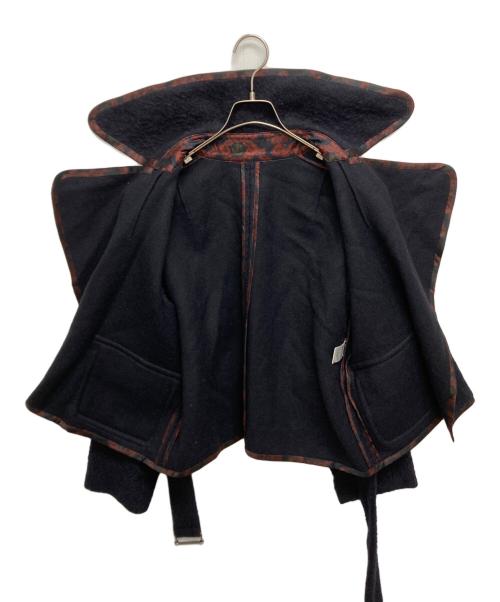 DRIES VAN NOTEN（ドリスヴァンノッテン）DRIES VAN NOTEN (ドリスヴァンノッテン) パイピングウールジャケット ネイビー サイズ:SIZE　Sの古着・服飾アイテム